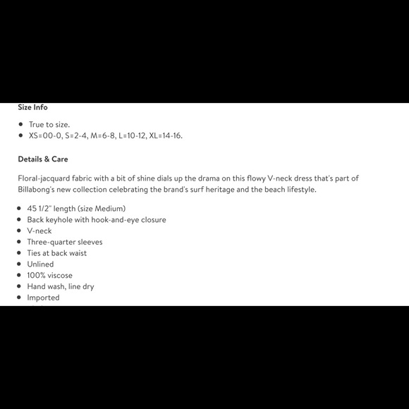 NWT BILLABONG LOVE LIKE SUMMER PINK FLORENCE DRESS - Picture 4 of 4